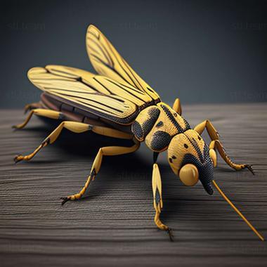 3D модель Oedemera croceicollis (STL)